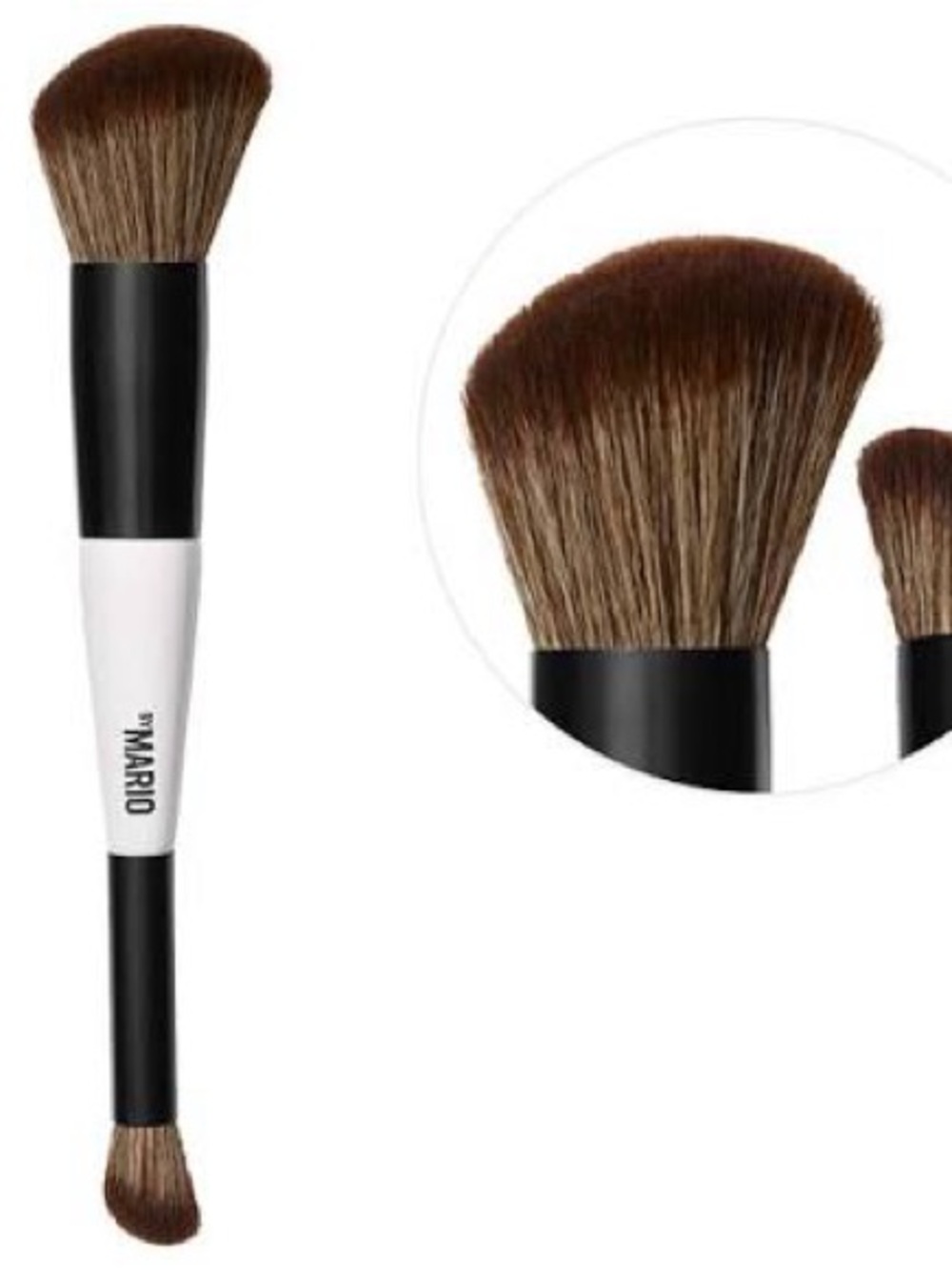 NWT Makeup by Mario F1 Dual-Ended Contour and Blush Brush